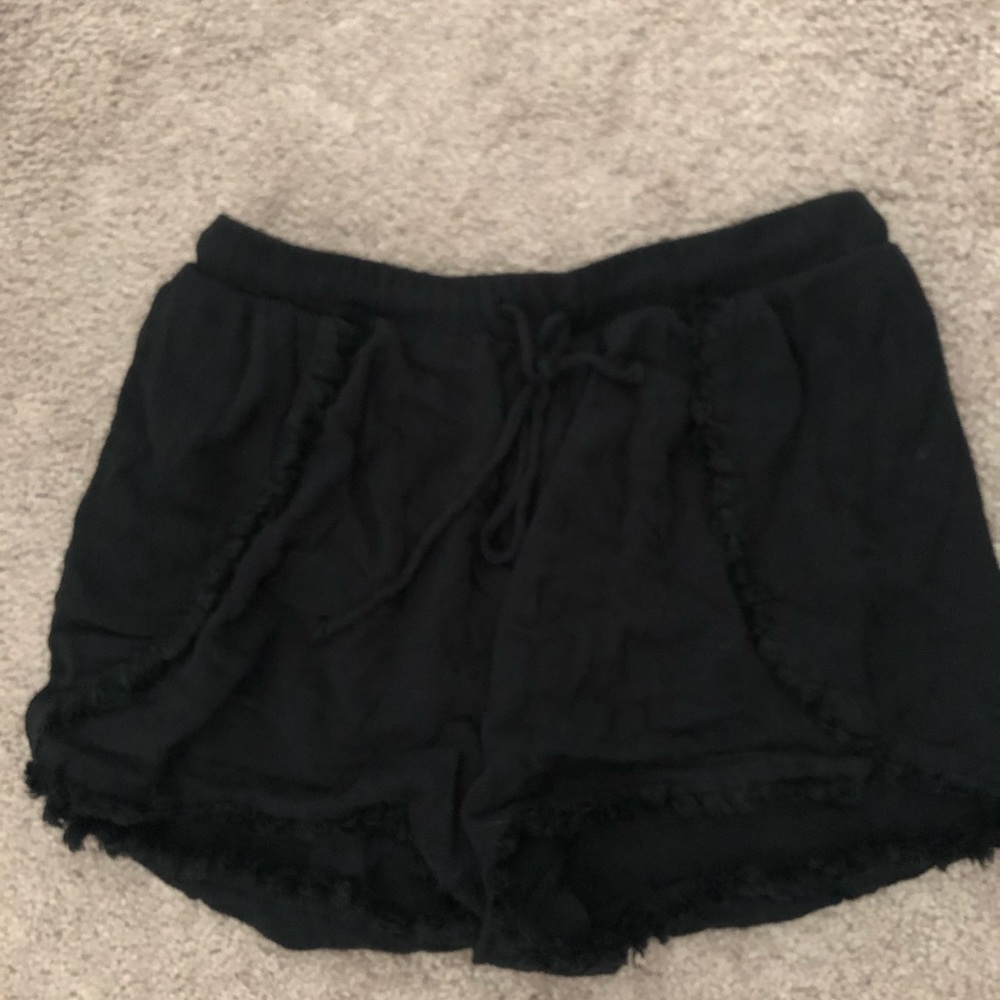 Mossimo Black Linen Shorts